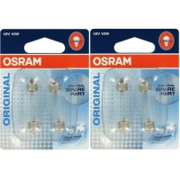 Автолампа галогенная OSRAM C10W FESTOON T10,5X43 12V 10W (2шт.)
